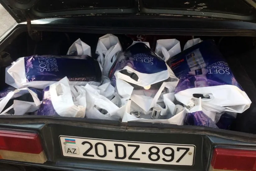 Azərbaycan gömrükçüləri xeyli miqdarda aksiz markasız arağın realizə edilməsinin qarşısını alıblar
