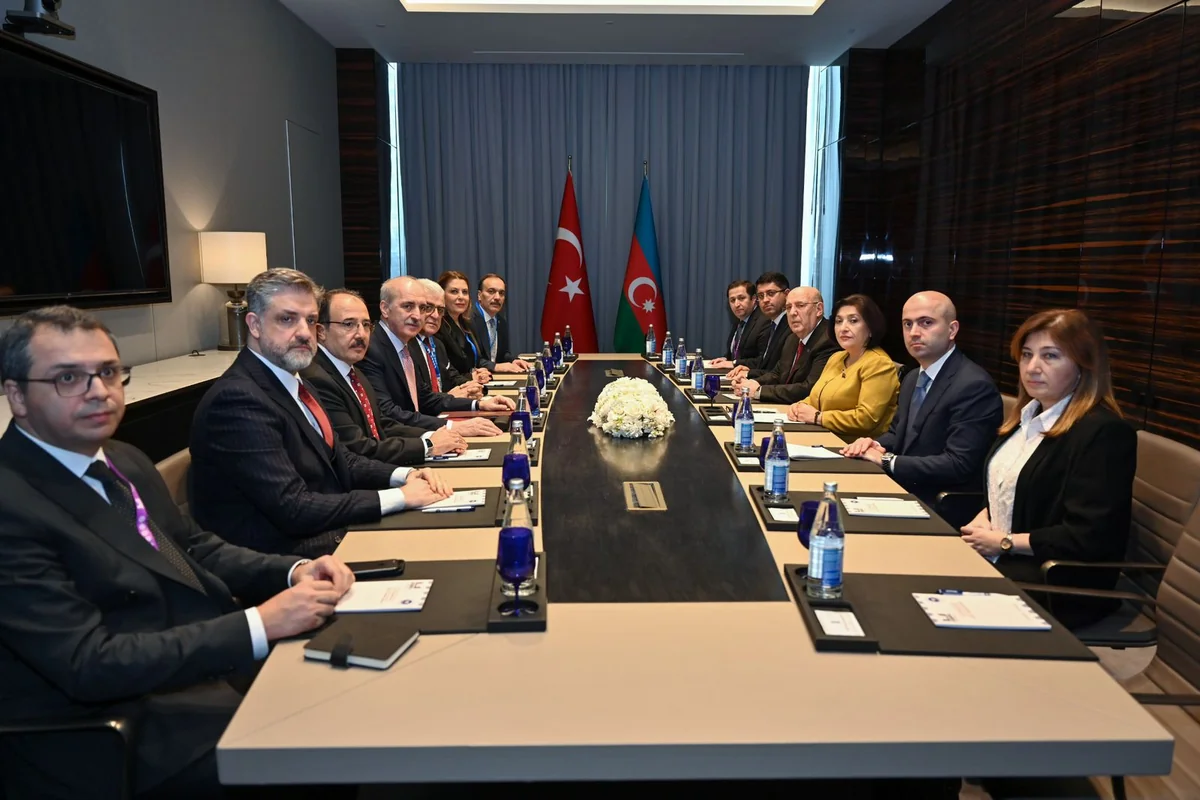 Azərbaycan və Türkiyə parlamentlərinin sədrləri görüşüb