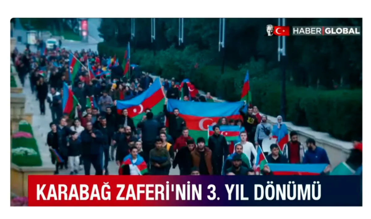 Türkiyənin “Haber Global” telekanalı Qarabağ Zəfərinin üçüncü ildönümü münasibətilə süjet hazırlayıb
