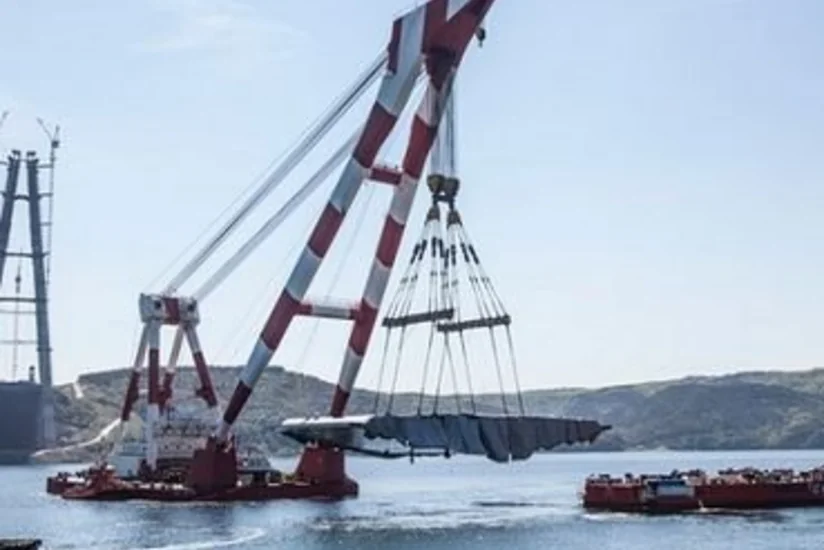 Bosfor boğazı üzərində körpünün inşası sürətlə davam edir