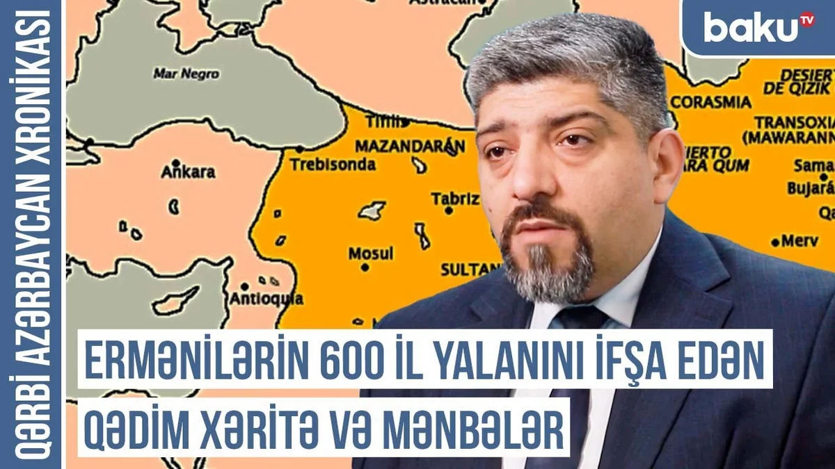 Qərbi Azərbaycan Xronikası: 1459-cu il xəritəsində Qafqazdakı yer adları Azərbaycan dilində verilib