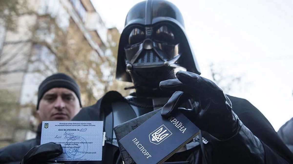 Дарт Вейдер баллотируется в Верховную раду Украины