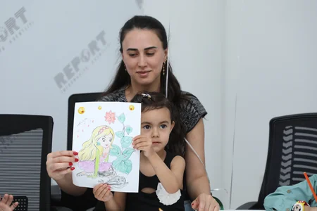 Festive atmosphere at Report News Agency on Children's Day