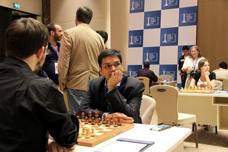 Azərbaycan şahmatçıları Dünya Kuboku-2015ə məğlubiyyətsiz başlayıblar - YENİLƏNİB 2 - FOTOREPORTAJ