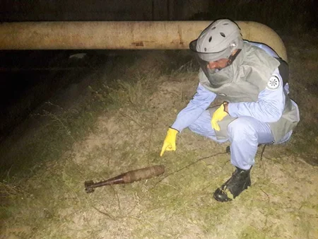 Füzuli rayonunda minaatan mərmisi aşkar olunub