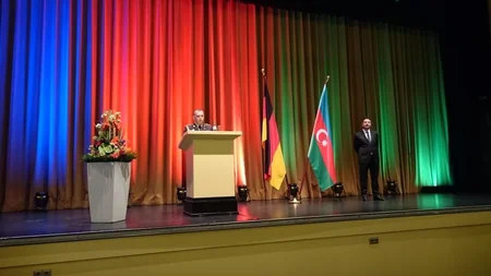 Berlində Azərbaycan Silahlı Qüvvələrinin 100 illiyinə həsr edilmiş təntənəli ziyafət keçirilib