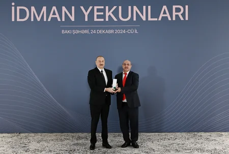 Prezident İlham Əliyev 2024-cü ilin idman yekunlarına həsr olunan mərasimdə iştirak edib - YENİLƏNİB