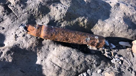 Mingəçevir su anbarının yaxınlığında top mərmisi aşkarlanıb