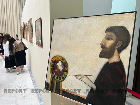 Moskvada azərbaycanlı rəssamın sərgisi açılıb