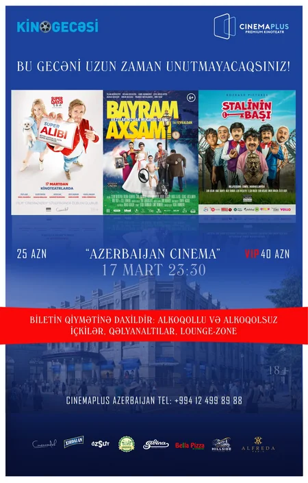 “CinemaPlus Azerbaijan”da ulduzlu kinomarafon keçirilib - FOTO