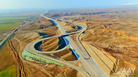 Construction of Horadiz-Jabrayil-Zangilan-Aghband road 93% complete