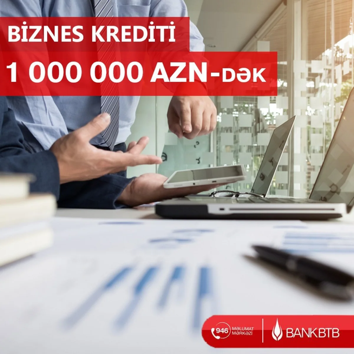 “Bank BTB” sahibkarlara 12 aya qədər güzəşt müddətli biznes kreditləri təklif edir