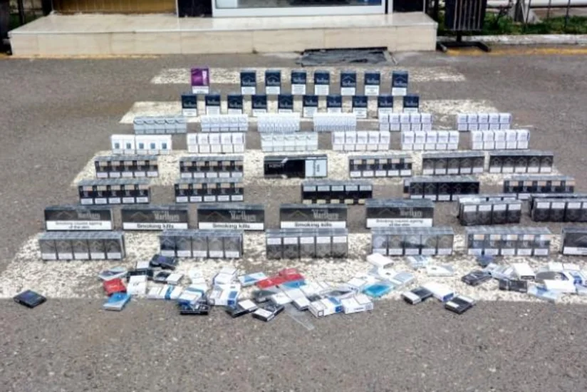 Azərbaycan gömrükçüləri 46 mindən çox aksiz markasız siqaret və 15 ədəd mobil telefon aşkar ediblər