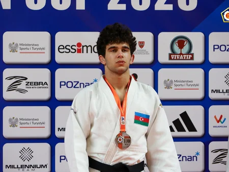 Azərbaycan cüdoçuları Avropa Kubokunun ilk günündə 2 qızıl və 2 bürünc medal qazanıblar