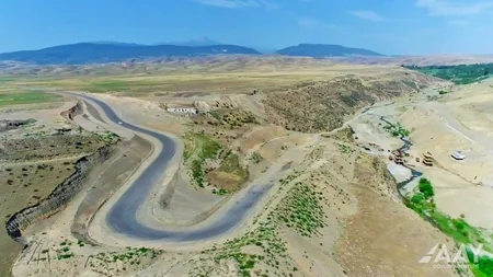 Talış-Tapqaraqoyunlu-Qaşaltı yeni avtomobil yolunun tikintisi sürətlə davam etdirilir