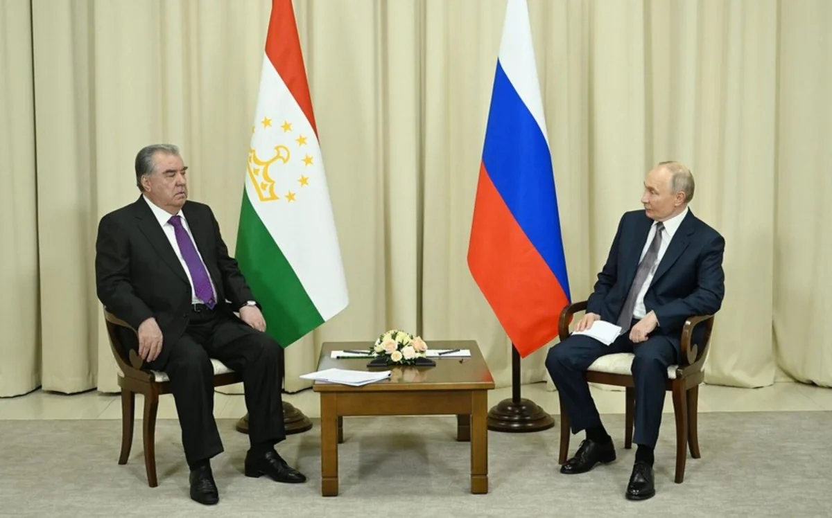 Russian, Tajik presidents hold one-on-one talks in Kremlin