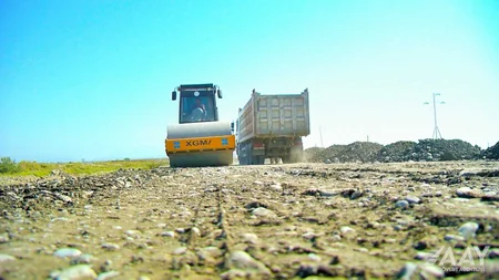 Ucarda 30 minə yaxın əhalinin istifadə etdiyi yol yenidən qurulur