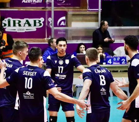 Kişi voleybolçular arasında Azərbaycan çempionatında ilin ilk oyunları keçirilib