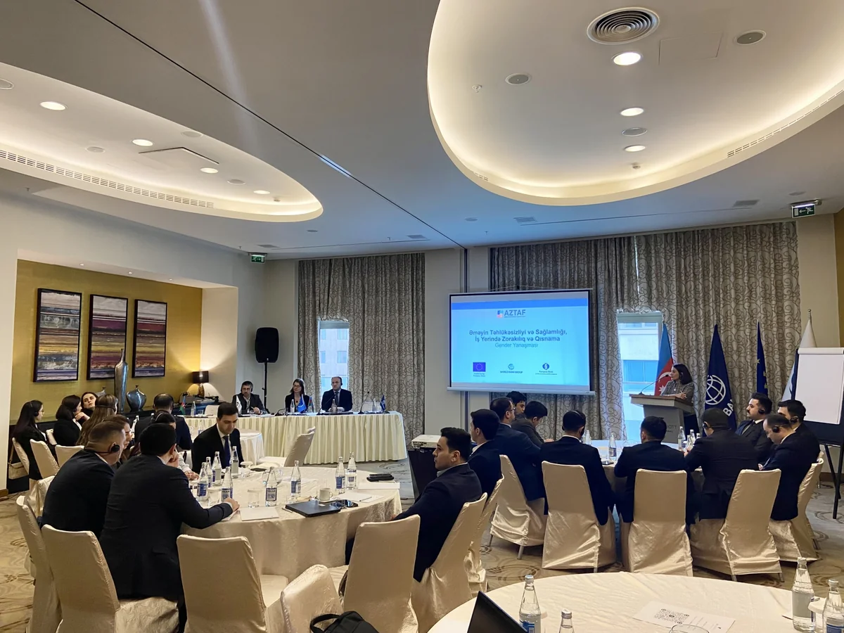 Training on occupational safety, violence and harassment in workplace held in Baku