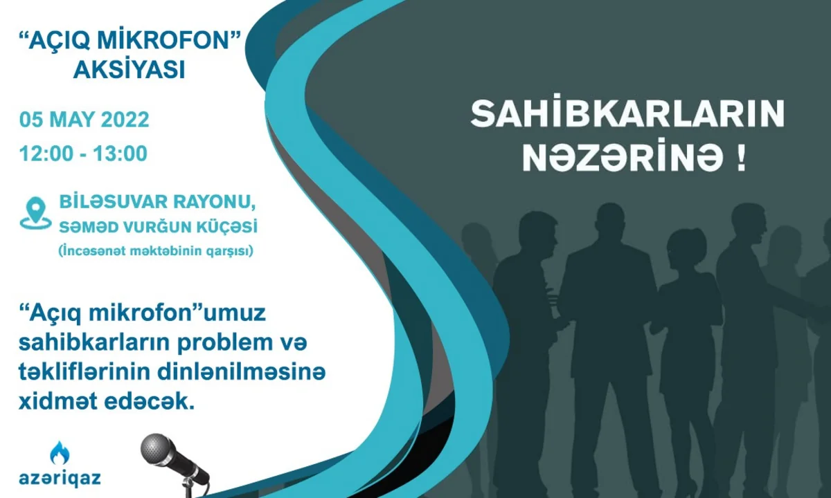 “Azəriqaz” sahibkarlarla növbəti görüşünu sabah Biləsuvarda keçirəcək