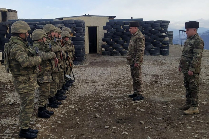 Проведены встречи с несущими службу на освобожденных территориях военнослужащими