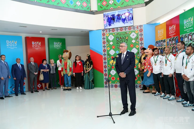 İslamiadanın VII yarış günündə medal qazanan idmançılarla görüş keçirilib