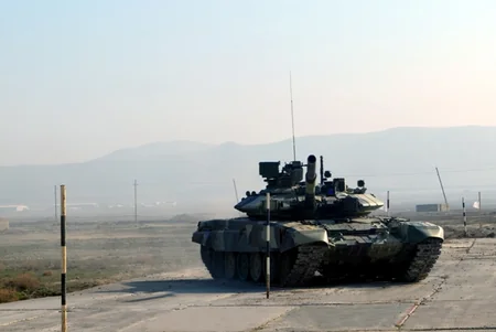 ​Azərbaycan ordusunun tankçıları artilleriya yarışları keçirir - FOTO - VİDEO