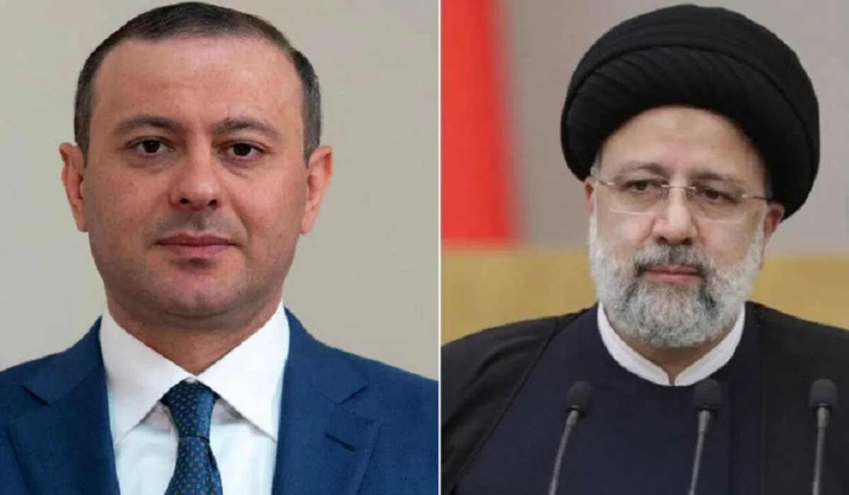 Ebrahim Raisi meets with Armen Grigoryan