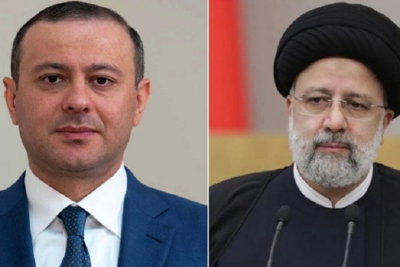 Ebrahim Raisi meets with Armen Grigoryan