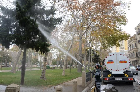 Bakıda 550 küçə dezinfeksiya edilib