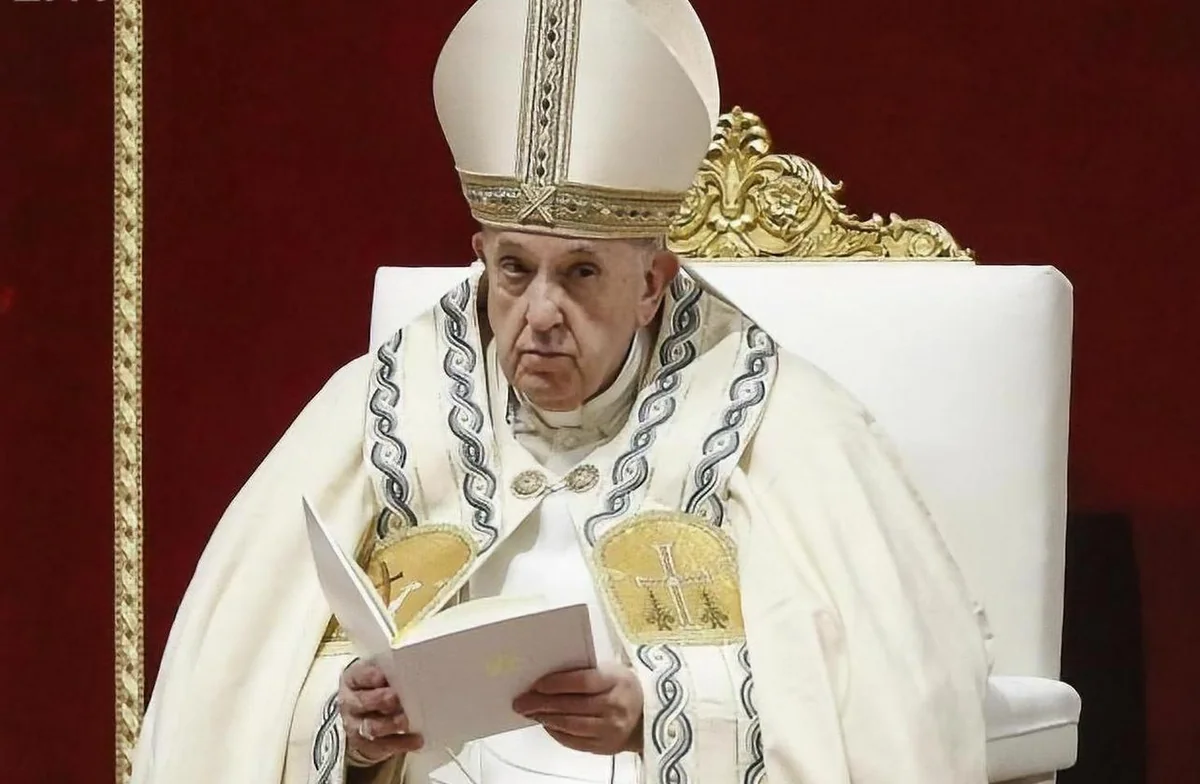 Roman Pope receives US president