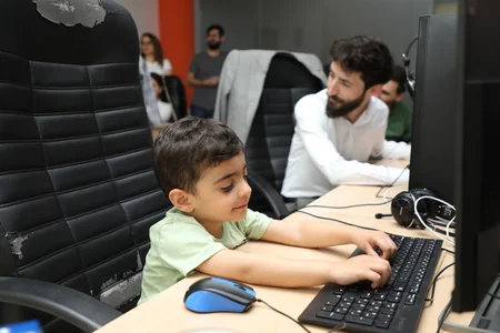 Festive atmosphere at Report News Agency on Children's Day