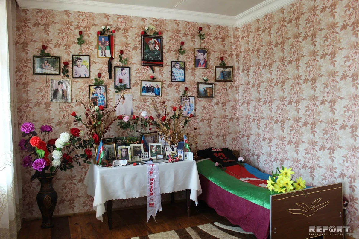 Gürcüstanda Qarabağ şəhidinin xatirəsi yad edilib - FOTO