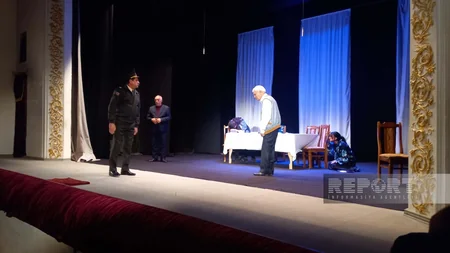 Zəfər Günü ilə əlaqədar Lənkəranda “Şəhid bayrağı” adlı yeni tamaşanın premyerası keçirilib