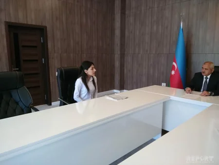 Arzu Rəhimov Şəkidə vətəndaşları qəbul edib - FOTO