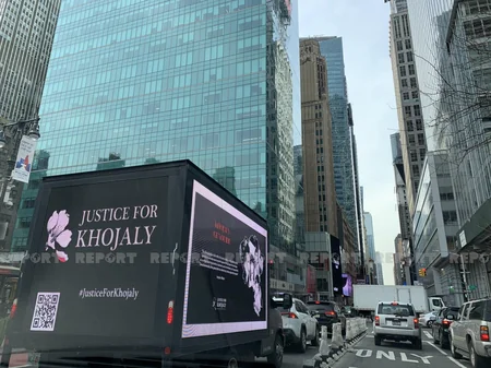Nyu-York küçələrində Xocalı dəhşətinin fotoşəkilləri nümayiş olunur