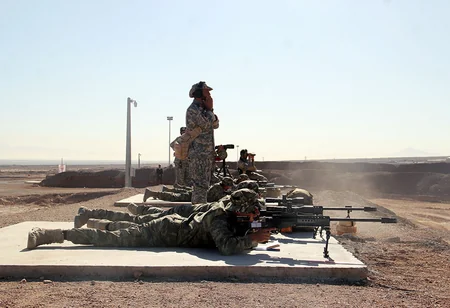 Azerbaijani snipers destroy targets with accurate fire