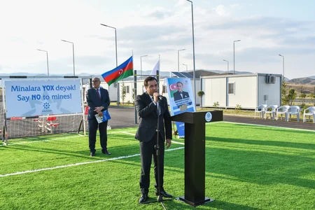 ANAMA-nın minatəmizləmə komandaları arasında futbol turnirinin final oyunu keçirilib