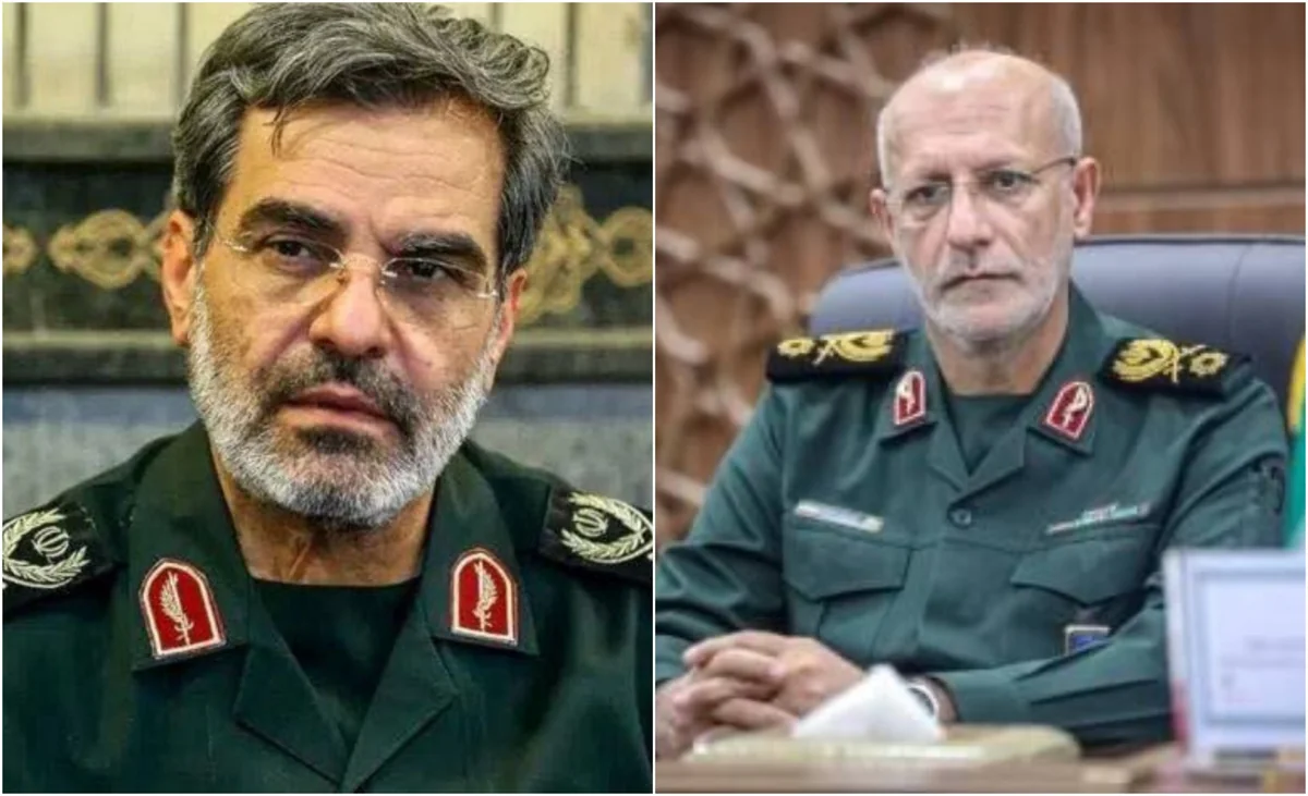 Two deputy chiefs of Iranian General Staff killed in Israeli airstrikes
