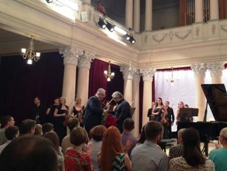 Fərhad Bədəlbəyli Ukrayna Milli Filarmoniyasında konsert verib