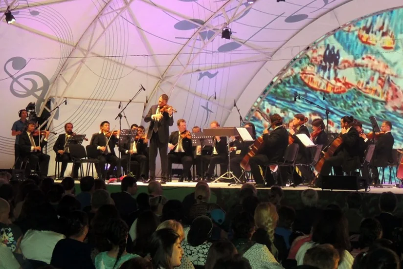 Qəbələ VII Beynəlxalq Musiqi Festivalı atəşfəşanlıqla başa çatıb - FOTO