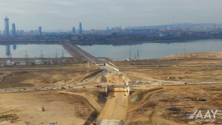 Böyükşor-Pirşağı avtomobil yolunun tikintisi 75 % yerinə yetirilib