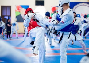 Azərbaycan taekvondoçularının iştirakı ilə açıq dairəvi döyüş məşqləri keçirilib