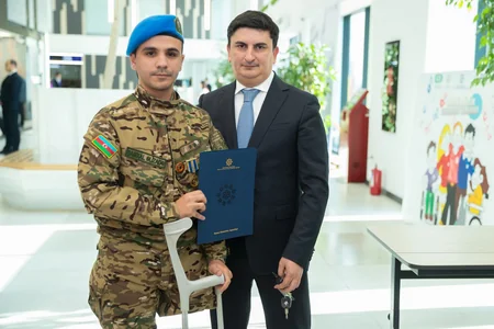 Vətən müharibəsi qazilərinə daha 50 avtomobil verilib