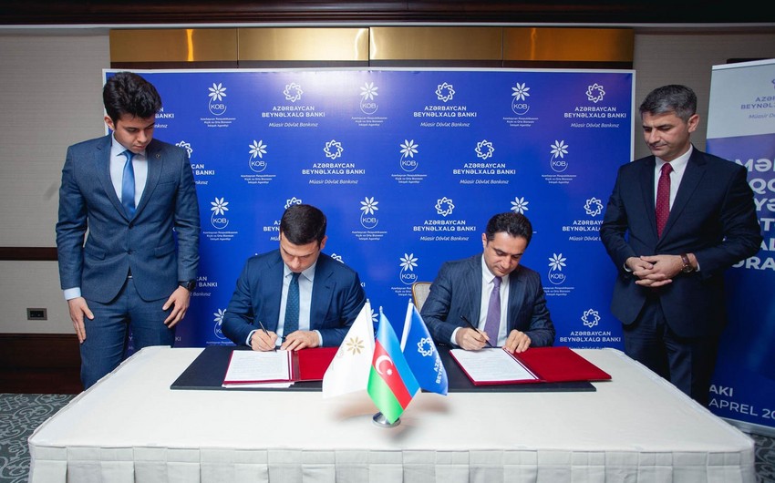 KOBİA və Azərbaycan Beynəlxalq Bankı arasında niyyət protokolu imzalanıb