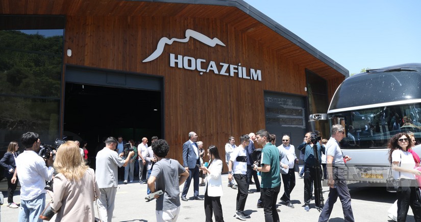 Foreign diplomats visit film studio in Lachin