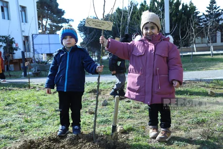 Xocalı soyqırımının qurbanı olan uşaqların xatirəsinə Bakıda 63 ağac əkilib