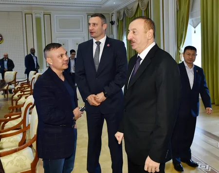 President Ilham Aliyev receives participants of 55th Convention of World Boxing Council