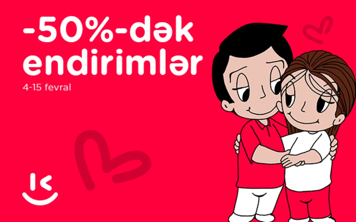 “Kontakt” bütün sevənləri 50 %-dək endirimlərlə sevindirir