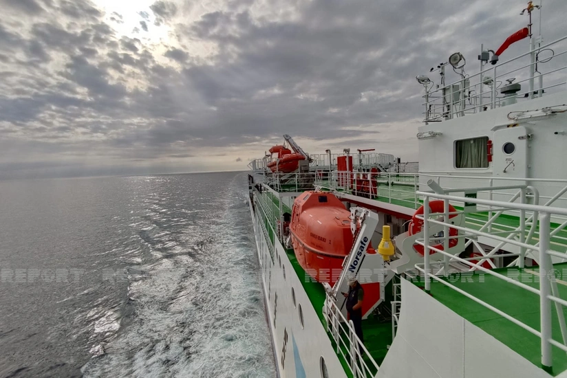 Xəzərdə üzən gəmilər küləkli hava şəraiti səbəbindən fəaliyyətini bərpa edə bilməyib